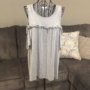 LC Lauren Conrad cold shoulder top